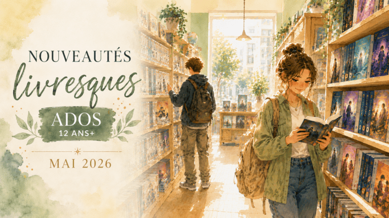 Sélection de nouveautés livres ado mai 2026 pour les 12, 14 et 16 ans