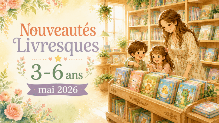 Nouveautés livres 3-6 ans de mai 2026