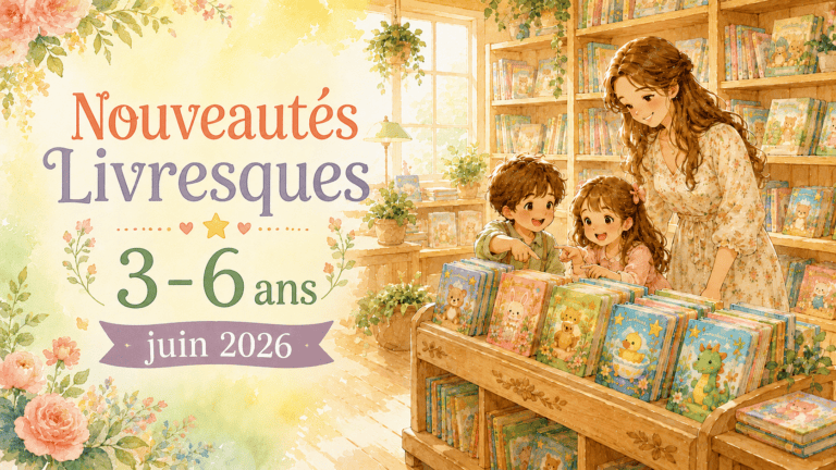 nouveautés livres 3-6 ans de juin 2026