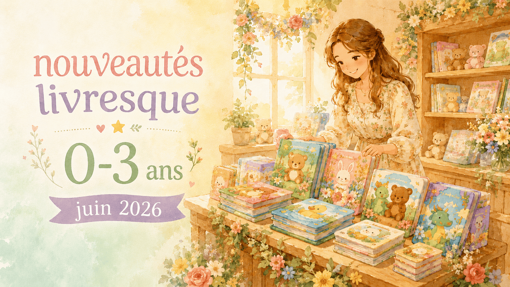Nouveautés livres bébé juin 2026