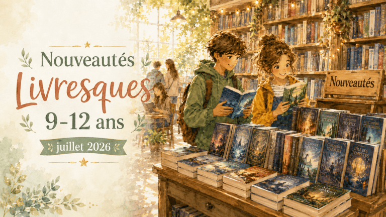 nouveautés livres 9-12 ans de juillet 2026