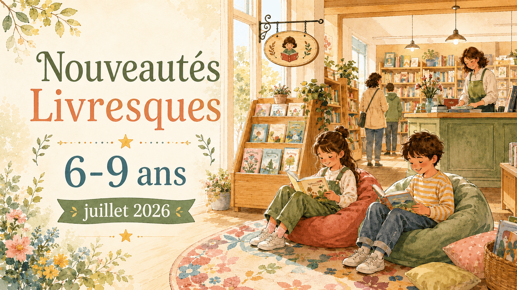 Nouveautés livres jeunesse juillet 2026 : sélection coup de cœur pour enfants 6-9 ans