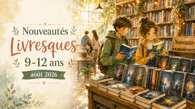 Livres 9-12 ans : sélection de nouveautés aout 2026
