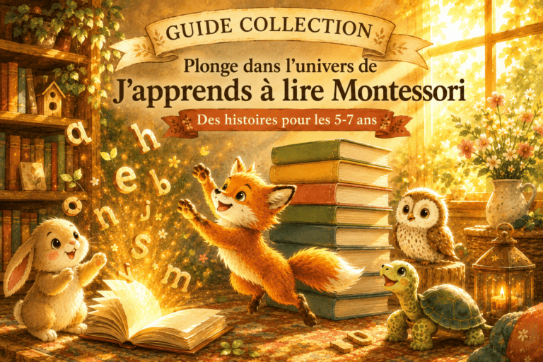 Collection j'apprends à lire Montessori livres empilés pour l'apprentissage ludique de la lecture
