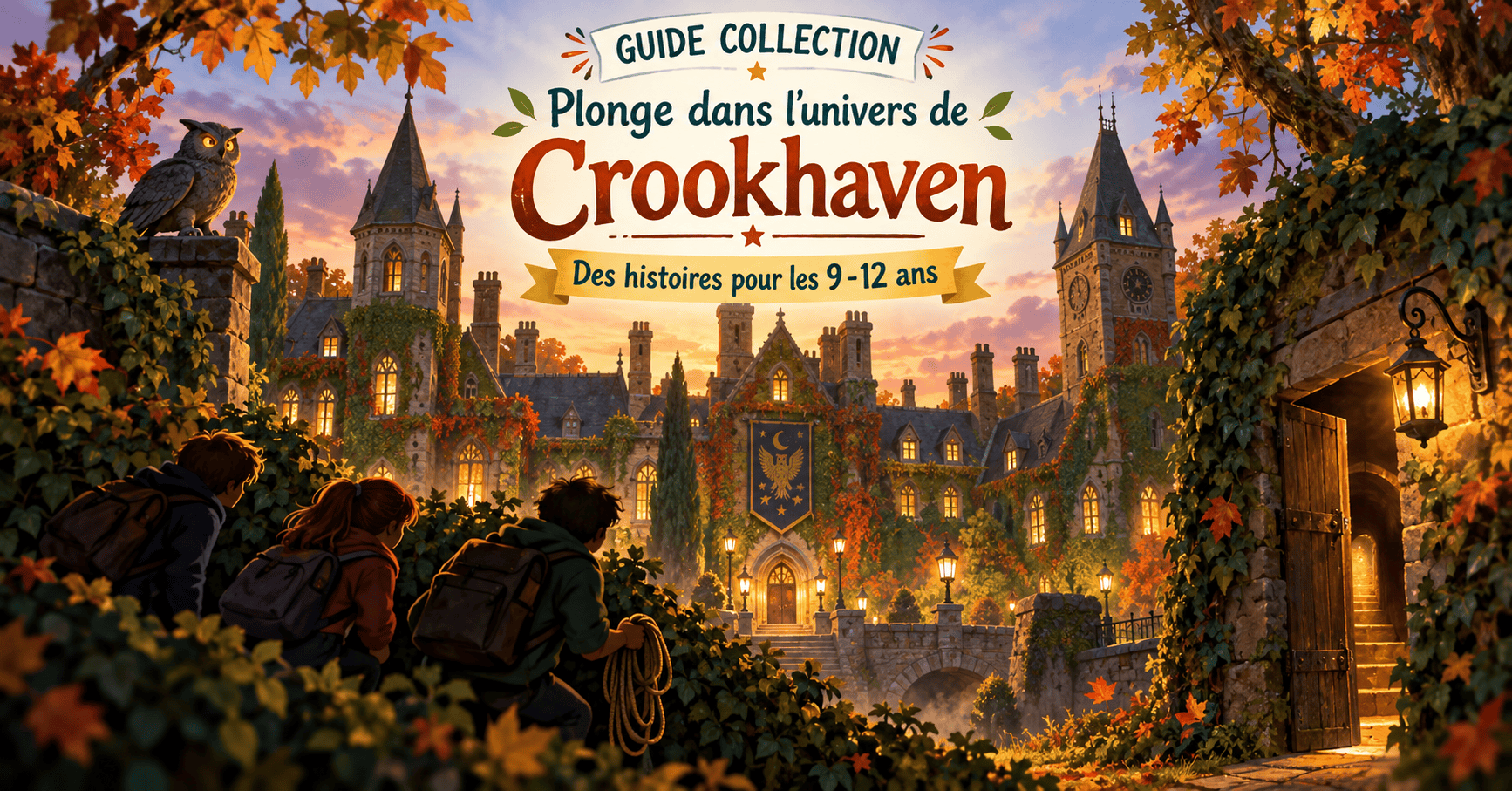 Collection Crookhaven, saga jeunesse sur une école de voleurs pour enfants de 9 à 12 ans