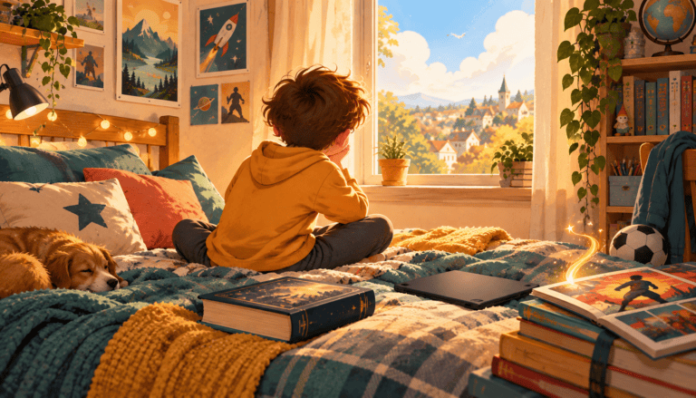 Enfant qui ne lit pas par plaisir
