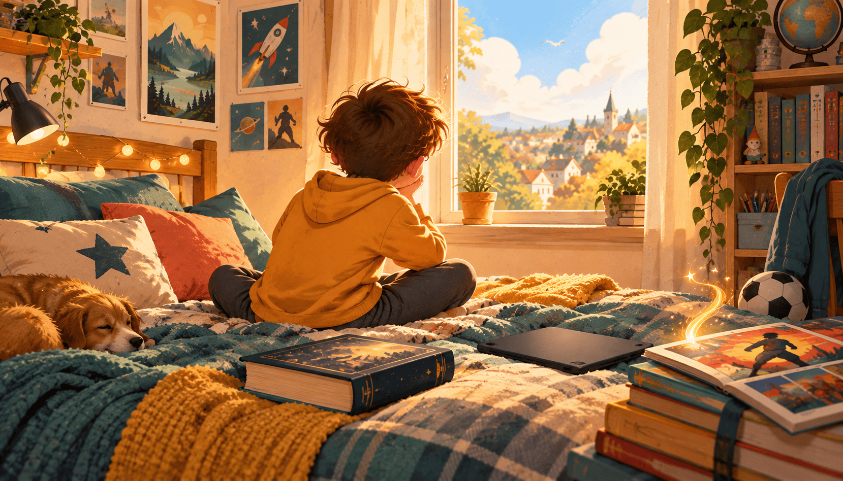 Enfant qui ne lit pas par plaisir